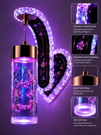 Luxury Crystal LED Wall Sconce – Elegant Ambient Bedroom Light