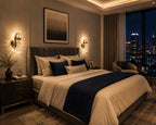 Luxury Crystal LED Wall Sconce – Elegant Ambient Bedroom Light