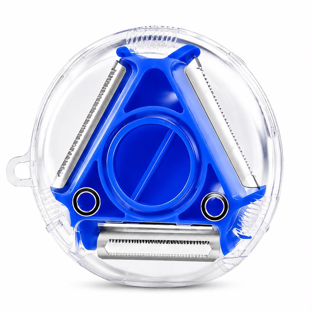 3-in-1 Rotating Trio Peeler – Peeler, Julienne, Grater