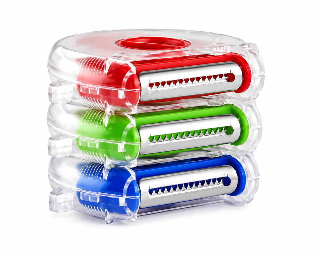 3-in-1 Rotating Trio Peeler – Peeler, Julienne, Grater
