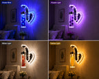 Luxury Crystal LED Wall Sconce – Elegant Ambient Bedroom Light