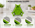 3-in-1 Rotating Trio Peeler – Peeler, Julienne, Grater