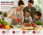 3-in-1 Rotating Trio Peeler – Peeler, Julienne, Grater