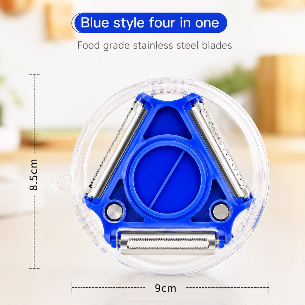 3-in-1 Rotating Trio Peeler – Peeler, Julienne, Grater
