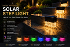 Solar RGB Fence & Step Light – Waterproof Outdoor LED