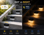 Solar RGB Fence & Step Light – Waterproof Outdoor LED
