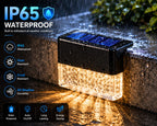 Solar RGB Fence & Step Light – Waterproof Outdoor LED