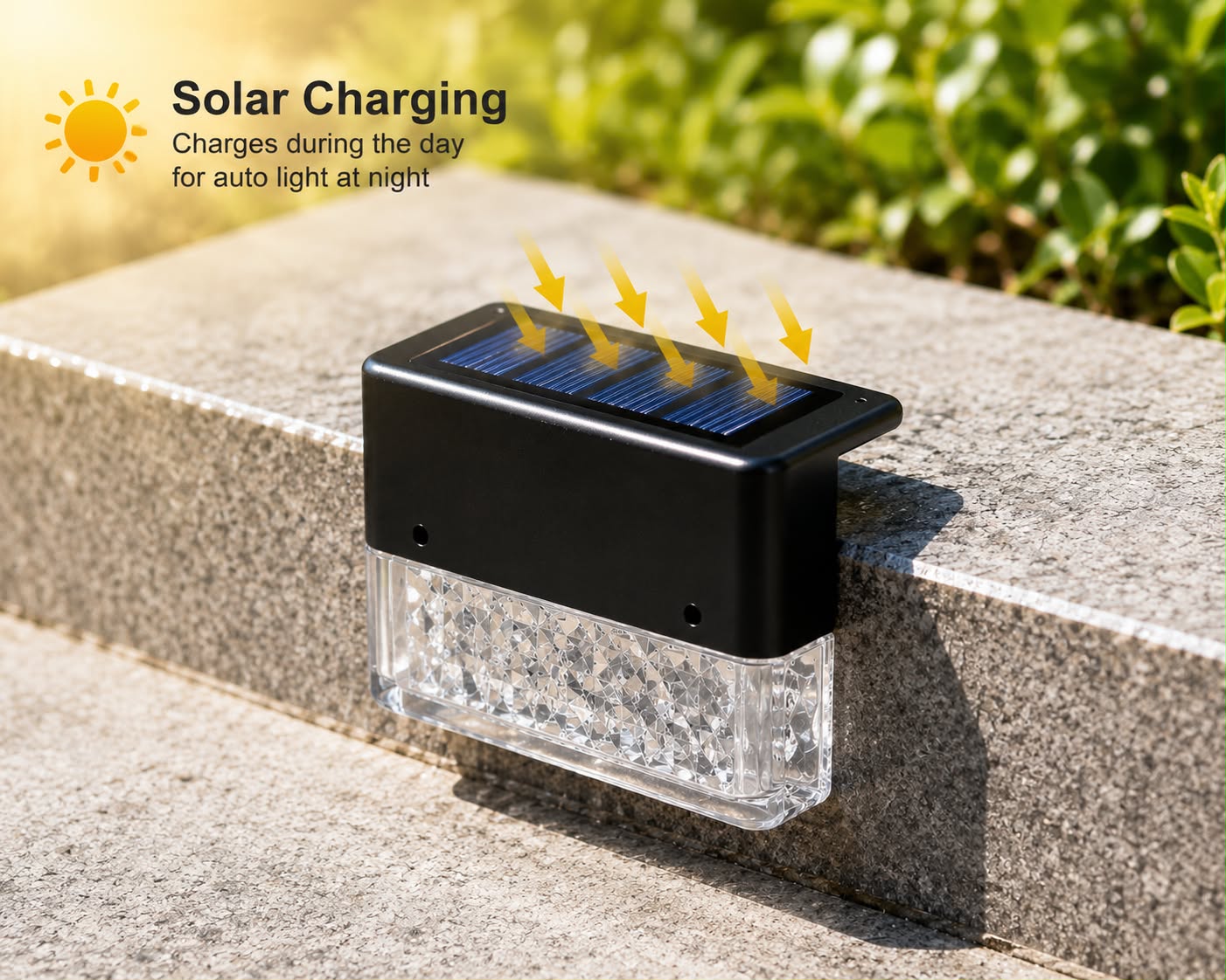 Solar RGB Fence & Step Light – Waterproof Outdoor LED