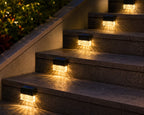 Solar RGB Fence & Step Light – Waterproof Outdoor LED