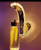 Modern LED Crystal Wall Sconce – Acrylic Ambient Light